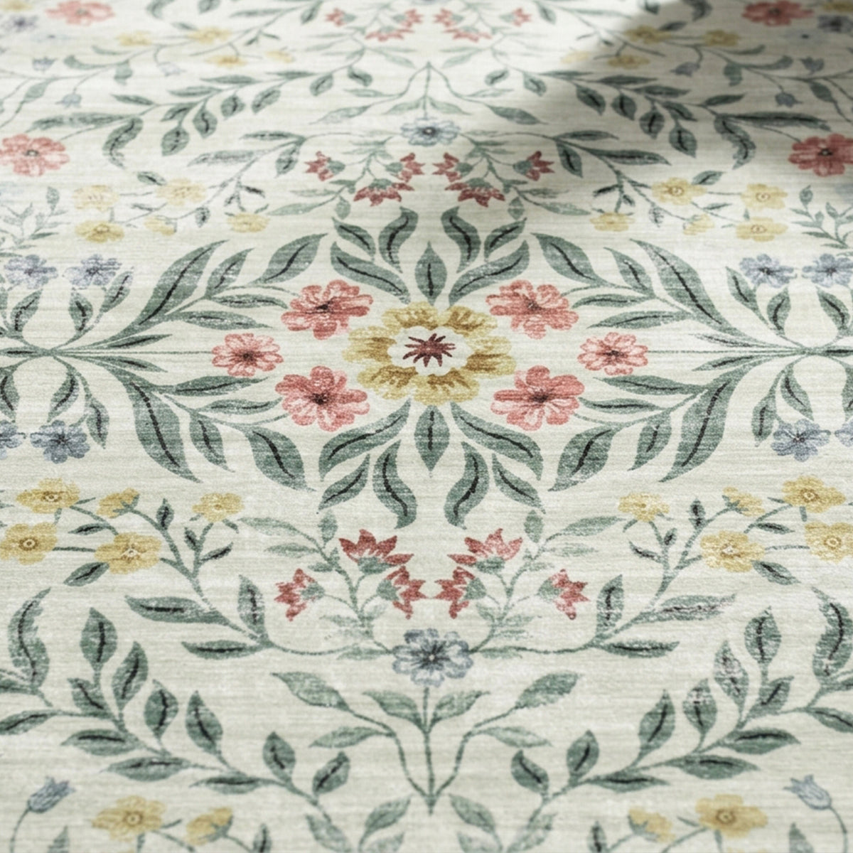 Vintage buitenvloerkleed - Luana Green