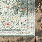 Vintage buitenvloerkleed - Luana Green