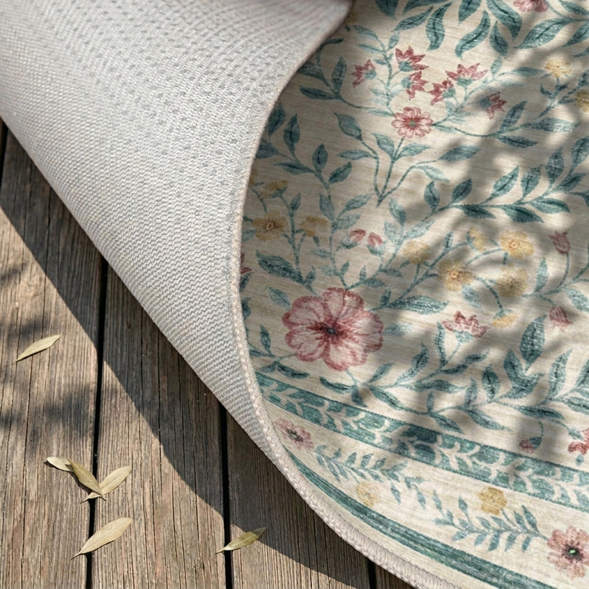 Vintage buitenvloerkleed - Luana Green