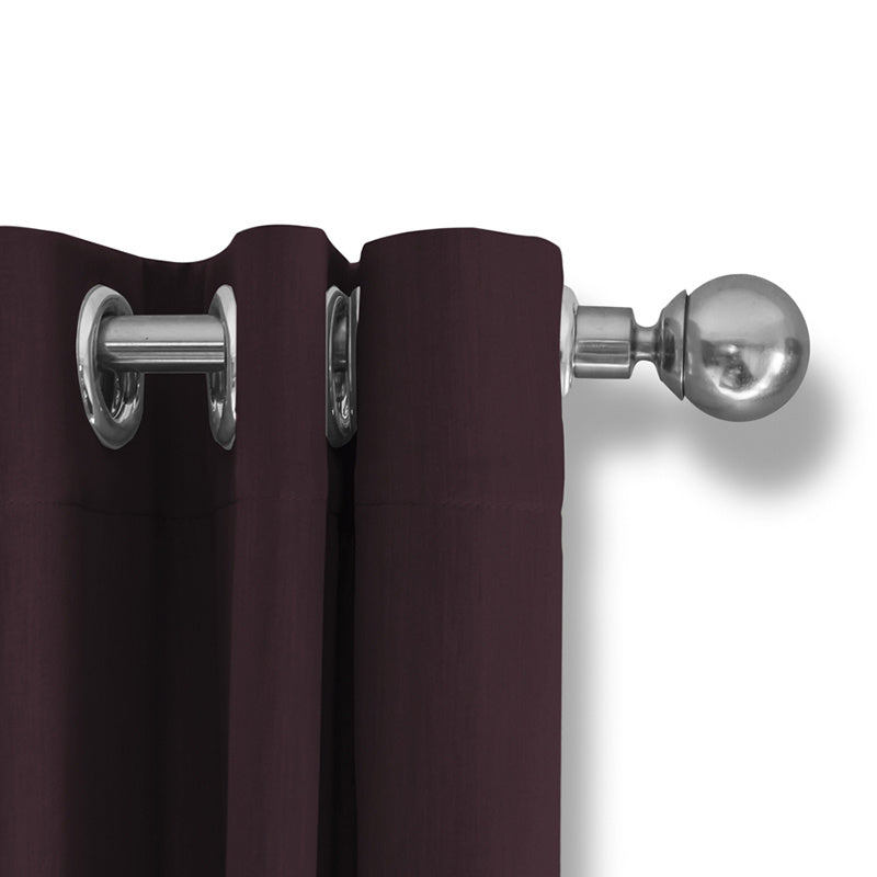 Luxe Verduisterende Gordijnen - Wine - Ringen
