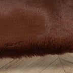 Zacht hoogpolig vloerkleed - Comfy Supreme Donkerbruin