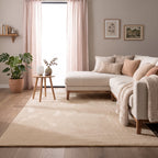 Soft Low-Pile Rug – Cozy Beige